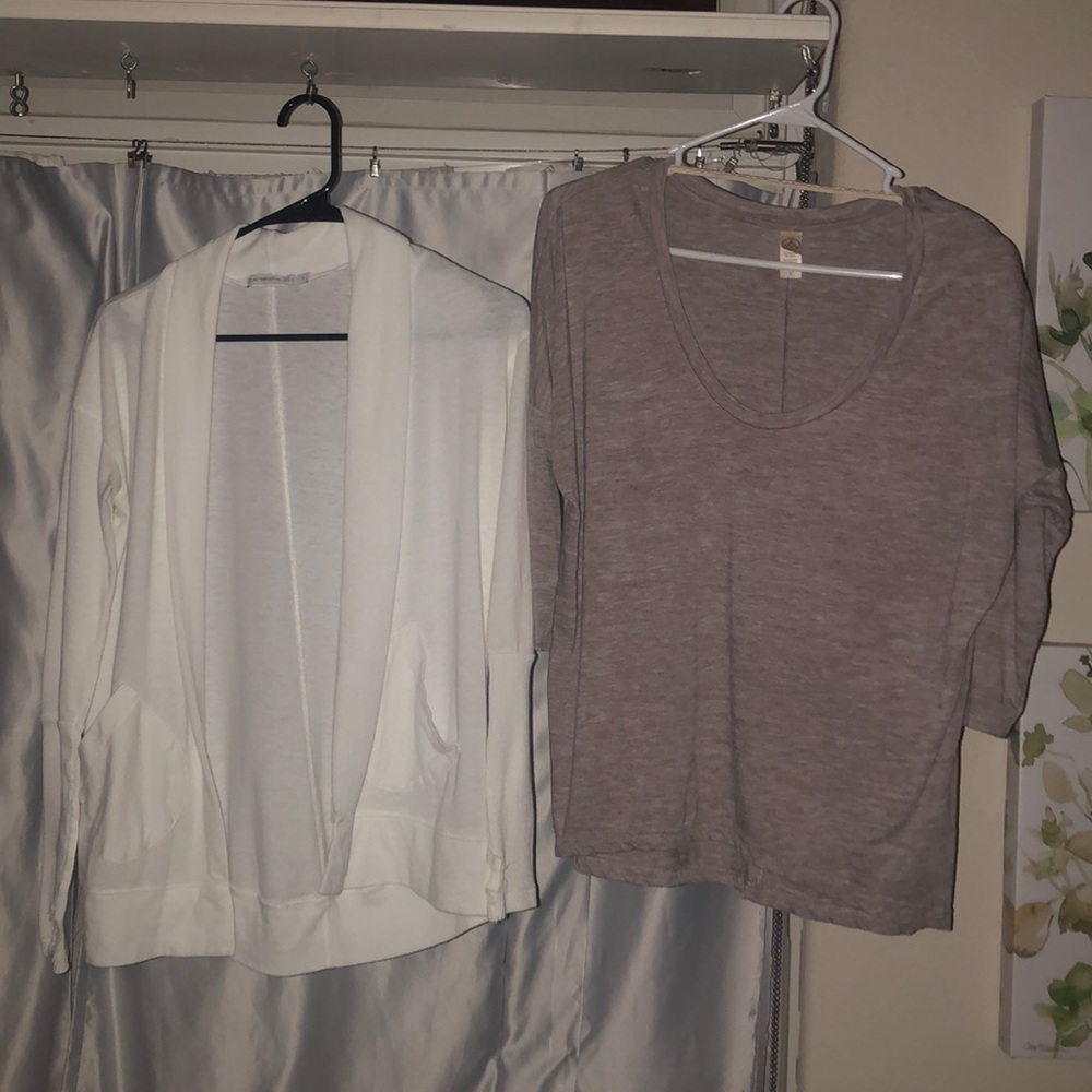 Alternative Apparel cardigan & dolman top size S